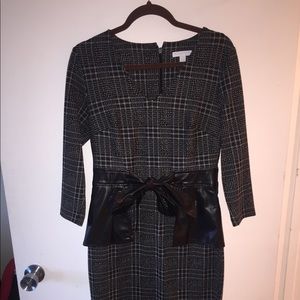 New York and Co. Black and grey dress